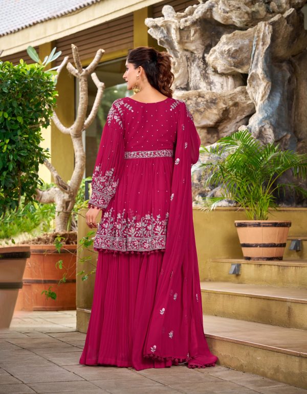 LOOMEERA LM 08 DESIGNER PLAZZO SUITS WHOLESALE