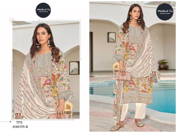 MEHBOOB TEX 1711 B VISCOSE MUSLIN SALWAR KAMEEZ