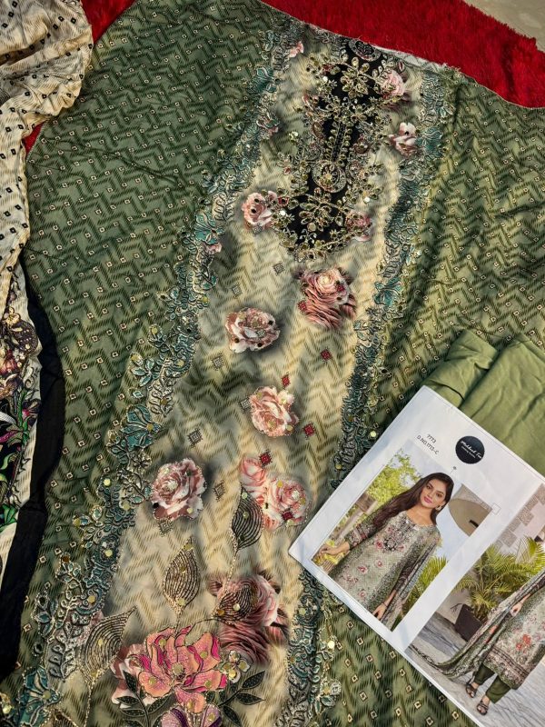 MEHBOOB TEX 1713 C VISCOSE MUSLIN PAKISTANI SUITS