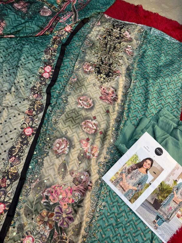 MEHBOOB TEX 1713 D VISCOSE MUSLIN PAKISTANI SUITS