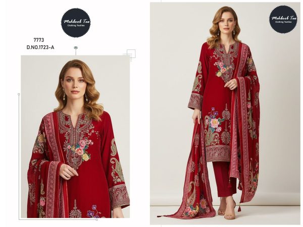 MEHBOOB TEX 1723 A VISCOSE MUSLIN SALWAR KAMEEZ