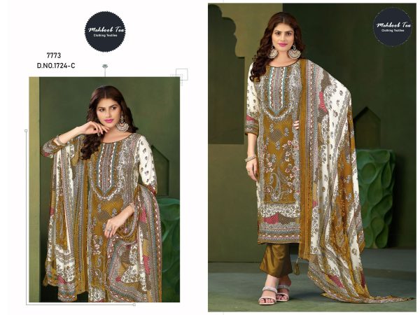 MEHBOOB TEX 1724 C VISCOSE MUSLIN SALWAR KAMEEZ