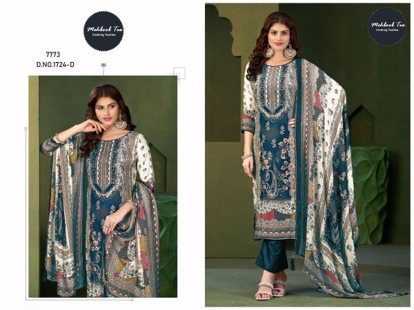 MEHBOOB TEX 1724 D VISCOSE MUSLIN SALWAR KAMEEZ