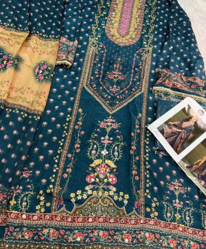 MEHBOOB TEX 1725 A VISCOSE MUSLIN PAKISTANI SUIT