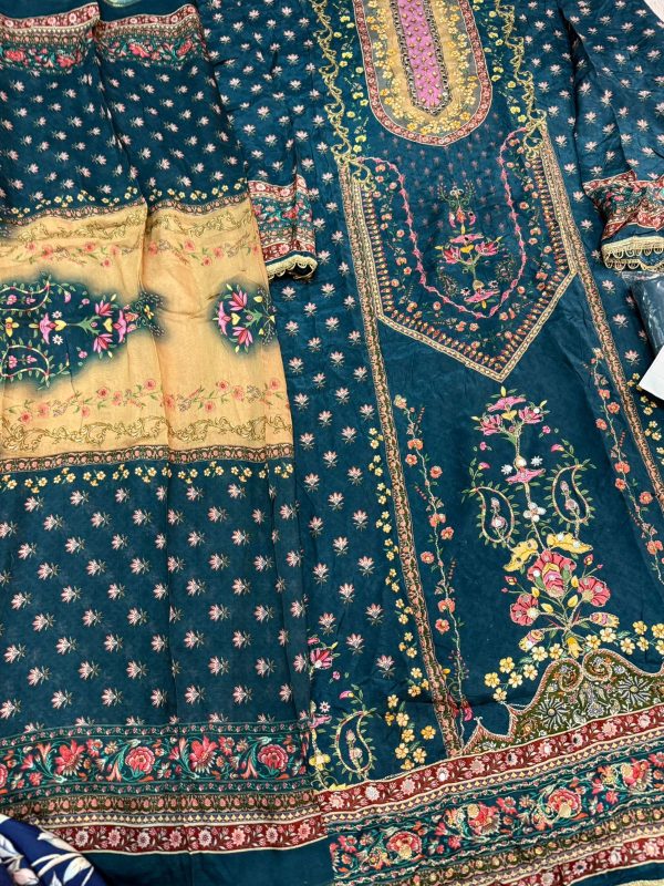 MEHBOOB TEX 1725 A VISCOSE MUSLIN PAKISTANI SUIT