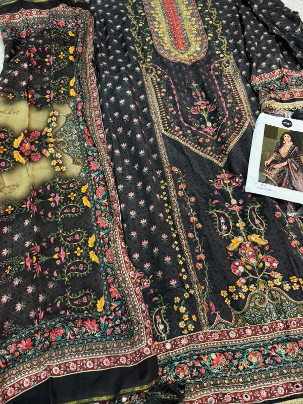 MEHBOOB TEX 1725 B VISCOSE MUSLIN PAKISTANI SUIT