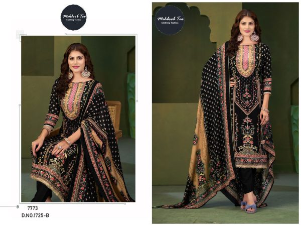 MEHBOOB TEX 1725 B VISCOSE MUSLIN PAKISTANI SUIT