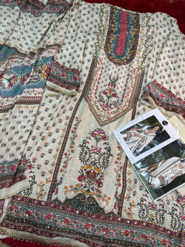 MEHBOOB TEX 1725 C VISCOSE MUSLIN PAKISTANI SUIT