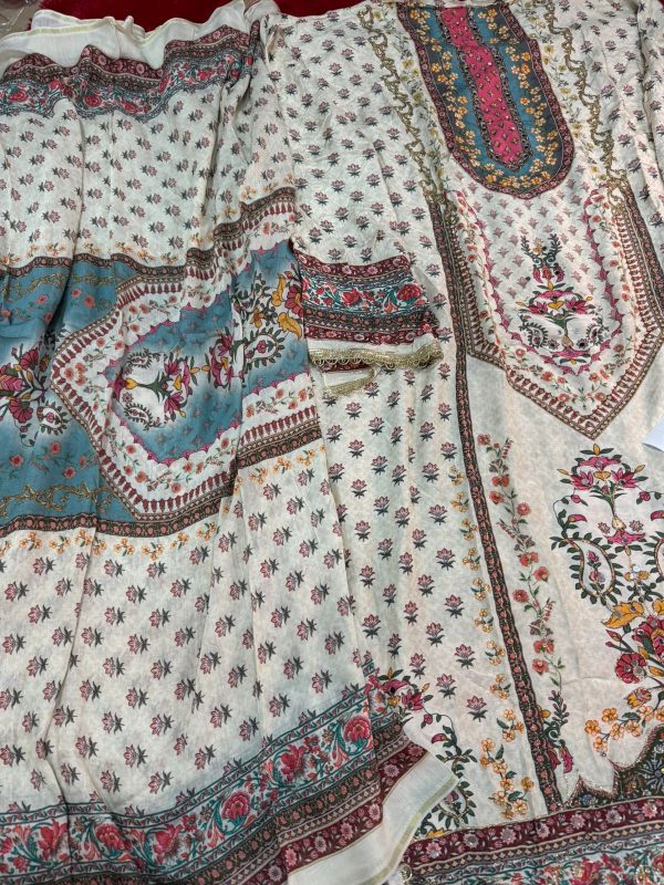 MEHBOOB TEX 1725 C VISCOSE MUSLIN PAKISTANI SUIT