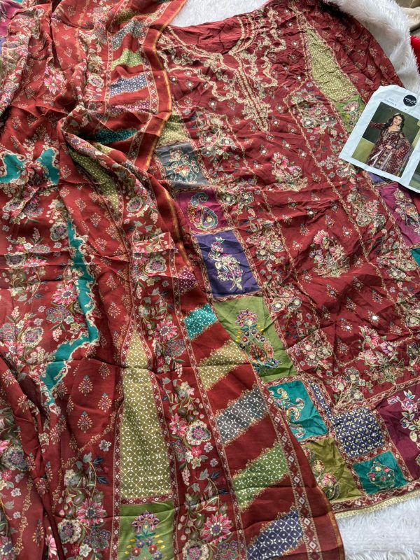 MEHBOOB TEX 1726 B VISCOSE MUSLIN SALWAR KAMEEZ