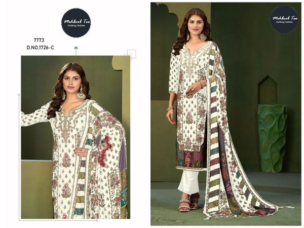 MEHBOOB TEX 1726 C VISCOSE MUSLIN SALWAR KAMEEZ