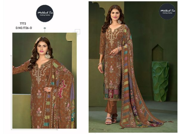 MEHBOOB TEX 1726 D VISCOSE MUSLIN SALWAR KAMEEZ