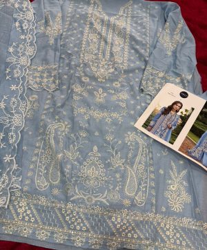 MEHBOOB TEX 1727 B COTTON EMBROIDERED SUIT