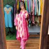 MURTI TRENDS PINK COTTON STYLISH KURTI