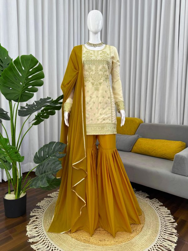 RTC FASHION 5918 DESIGNER SHARARA SUITS WHOLESALE