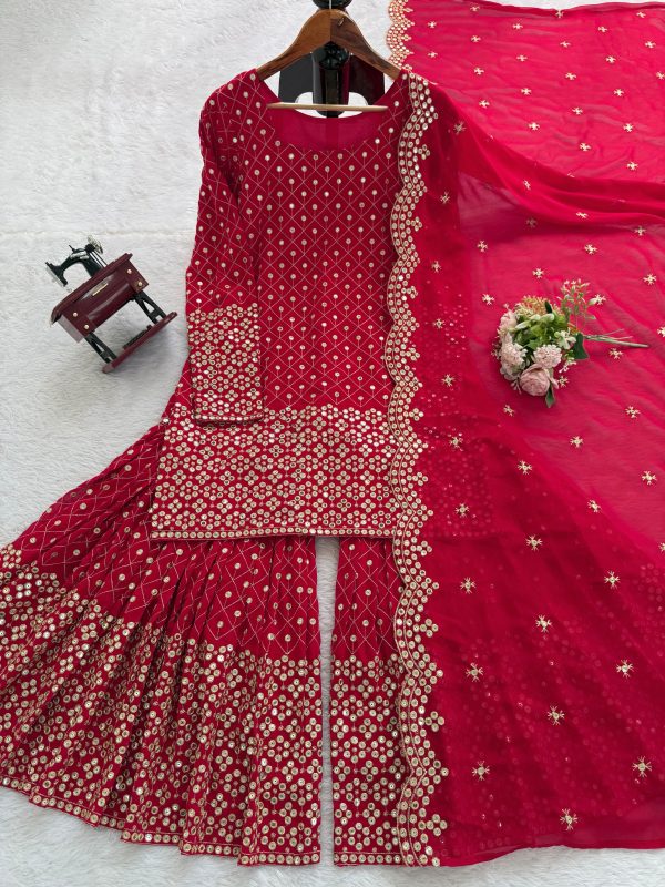 RTC FASHION 5921 DESIGNER SHARARA SUITS WHOLESALE