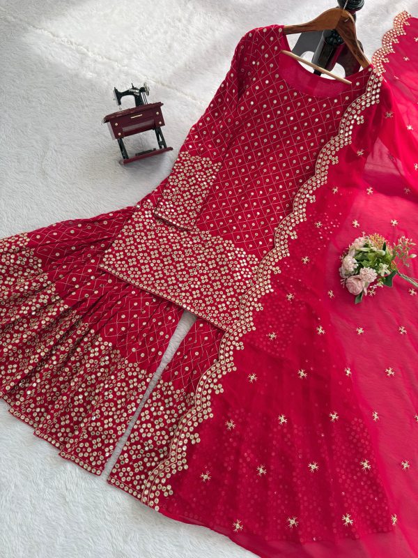 RTC FASHION 5921 DESIGNER SHARARA SUITS WHOLESALE