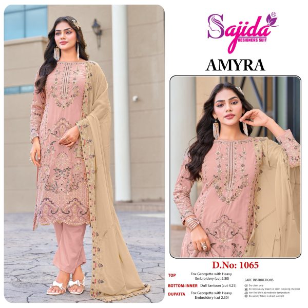 SAJIDA DESIGNERS 1065 AMYRA SALWAR KAMEEZ