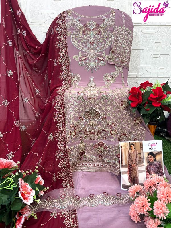 SAJIDA DESIGNERS 1116 ANAYA VOL 3 GEORGETTE SUIT