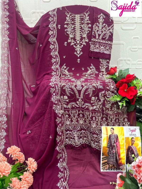 SAJIDA DESIGNERS 1119 ANAYA VOL 4 PAKISTANI SUITS