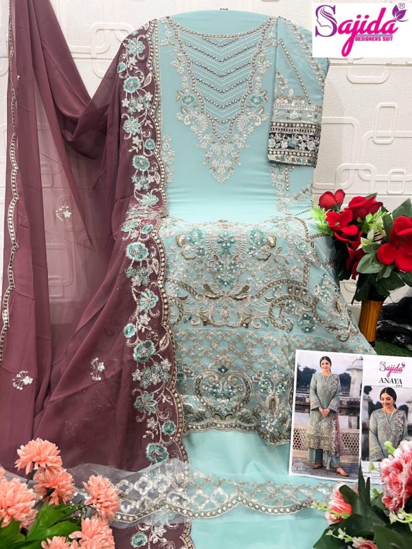 SAJIDA DESIGNERS 1120 ANAYA VOL 4 PAKISTANI SUITS