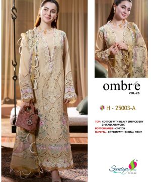 SANIYA TRENDZ 25003 A OMBR'E VOL 25 COTTON SUITS
