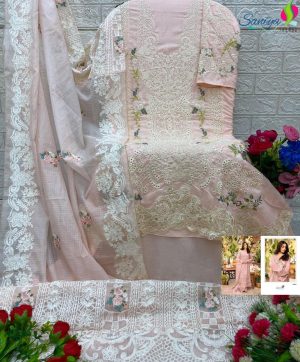 SANIYA TRENDZ 7151 B COTTON PAKISTANI SALWAR SUITS
