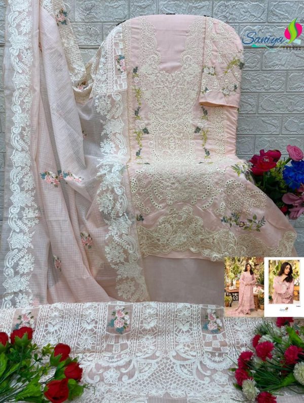 SANIYA TRENDZ 7151 B COTTON PAKISTANI SALWAR SUITS