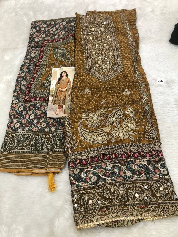 SHREE FABS KT 243 VISCOSE MUSLIN SALWAR KAMEEZ