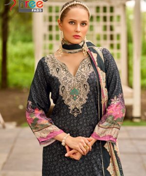 SHREE FABS KT 282 VISCOSE MUSLIN SALWAR KAMEEZ