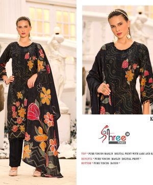 SHREE FABS KT 283 VISCOSE MUSLIN SALWAR KAMEEZ