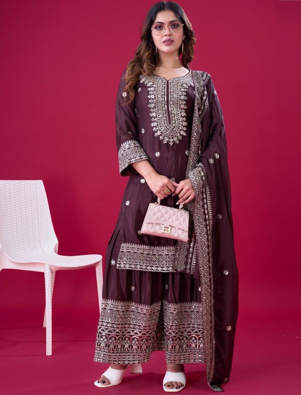 SHREE HARI NSR 800 H DESIGNER TOP SHARARA SUITS
