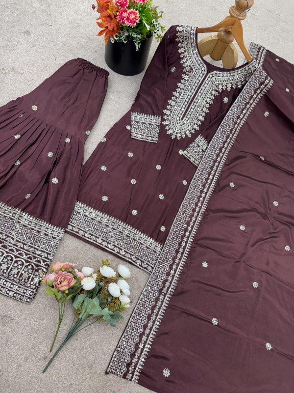 SHREE HARI NSR 800 H DESIGNER TOP SHARARA SUITS