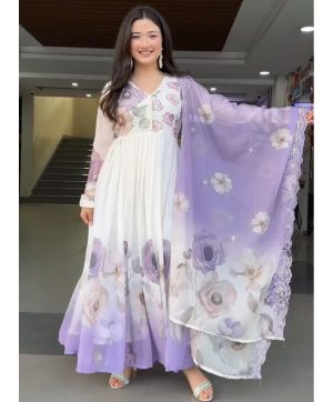 SHREE HARI SR 1686 A DESIGNER GEORGETTE GOWN