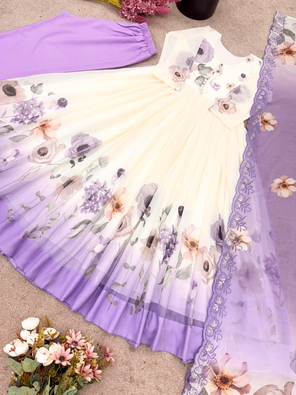 SHREE HARI SR 1686 A DESIGNER GEORGETTE GOWN