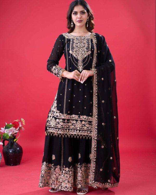 SHREE HARI SR 1688 B DESIGNER PLAZZO SUITS WHOLESALE