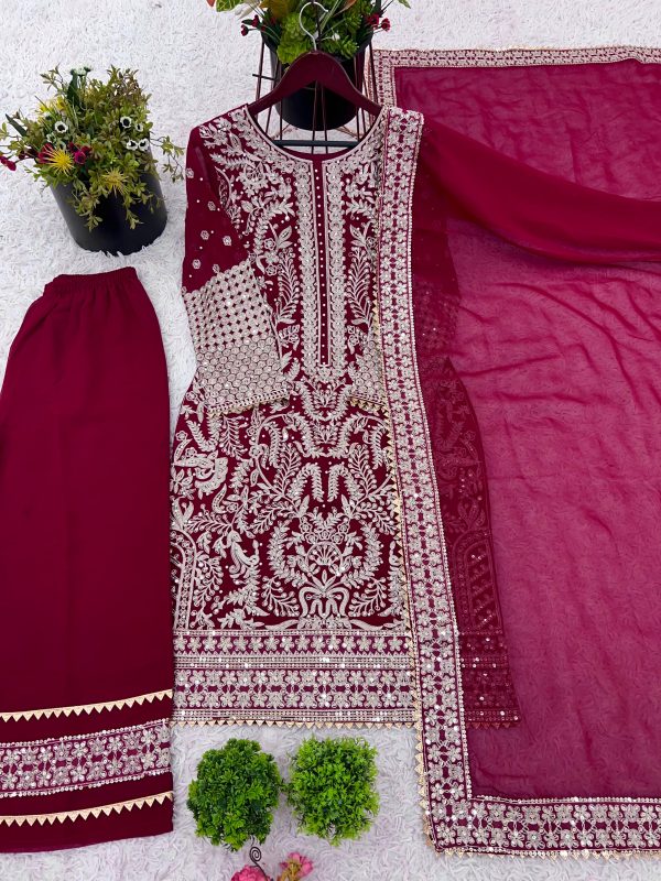 SHREE HARI SRK 5297 B DESIGNER PARTY WEAR SUITS WHOLESALE