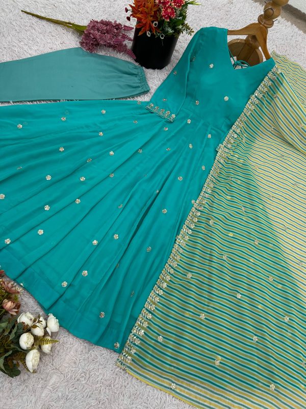 SHREE HARI SRK 5298 B DESIGNER GOWN WHOLESALE