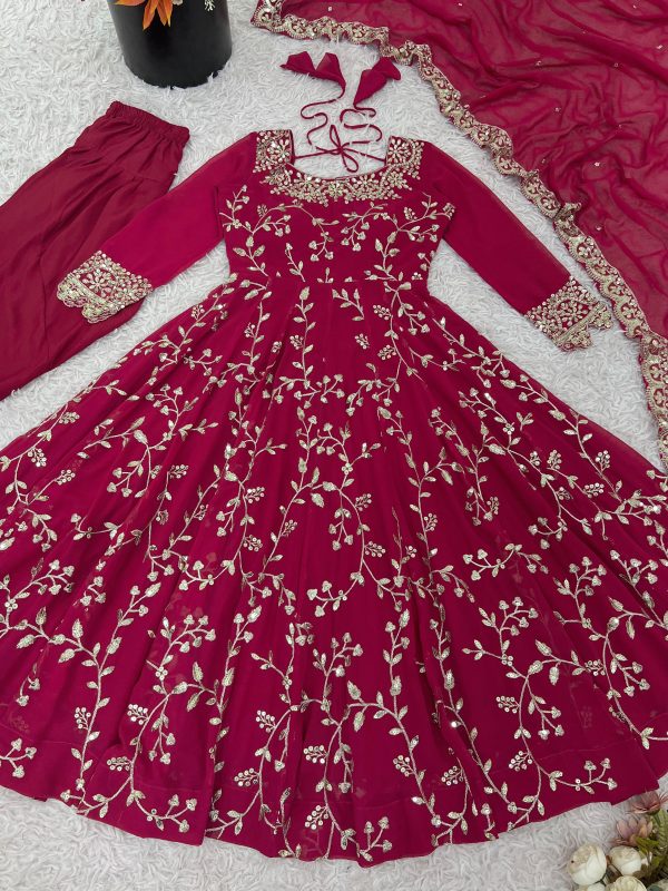 SHREE HARI SRK 5299 A DESIGNER CHURIDAR GOWN