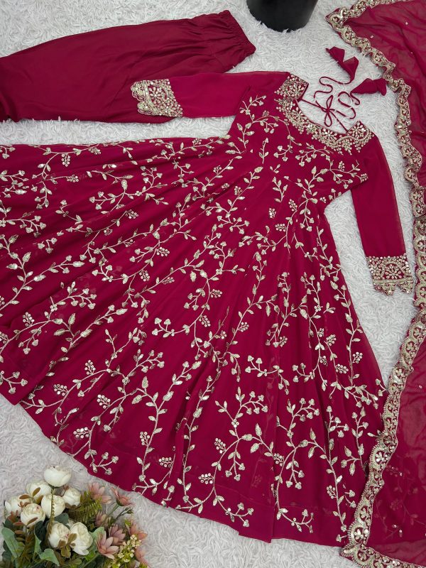 SHREE HARI SRK 5299 A DESIGNER CHURIDAR GOWN