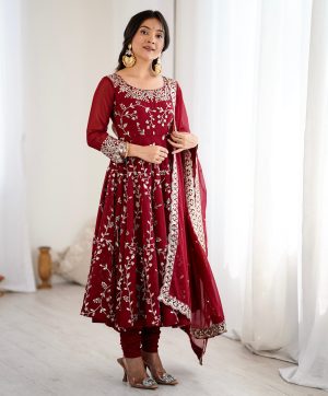 SHREE HARI SRK 5299 D DESIGNER CHURIDAR GOWN