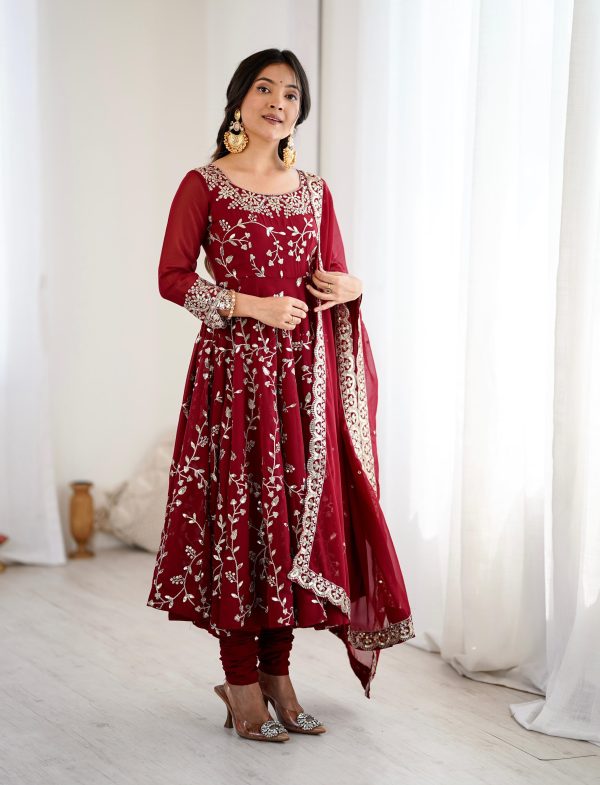 SHREE HARI SRK 5299 D DESIGNER CHURIDAR GOWN