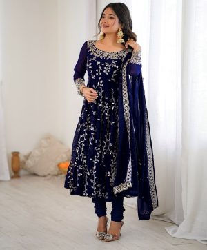 SHREE HARI SRK 5299 E DESIGNER CHURIDAR GOWN