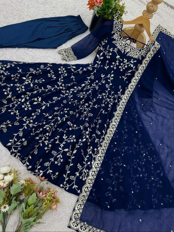 SHREE HARI SRK 5299 E DESIGNER CHURIDAR GOWN