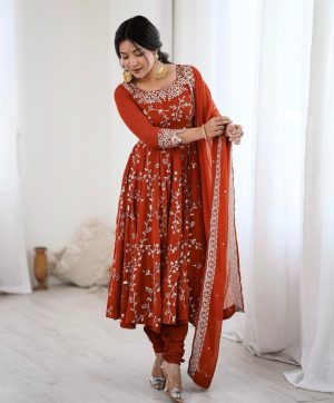 SHREE HARI SRK 5299 F DESIGNER CHURIDAR GOWN