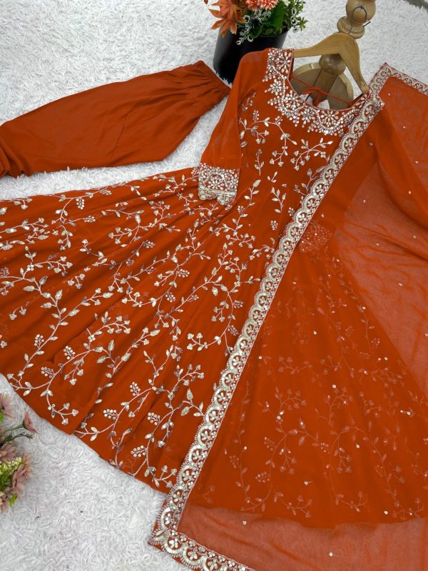 SHREE HARI SRK 5299 F DESIGNER CHURIDAR GOWN