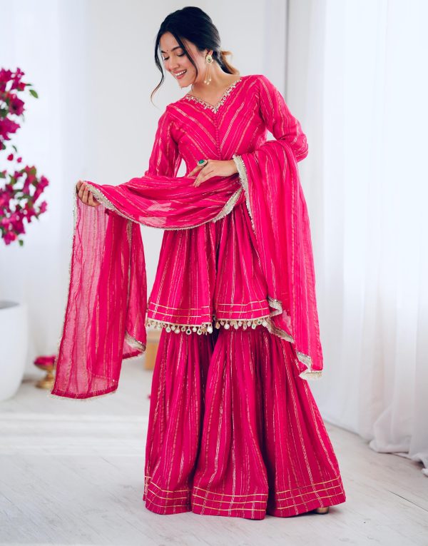 SHREE HARI SRK 5300 B SHARARA PLAZZO SUITS WHOLESALE