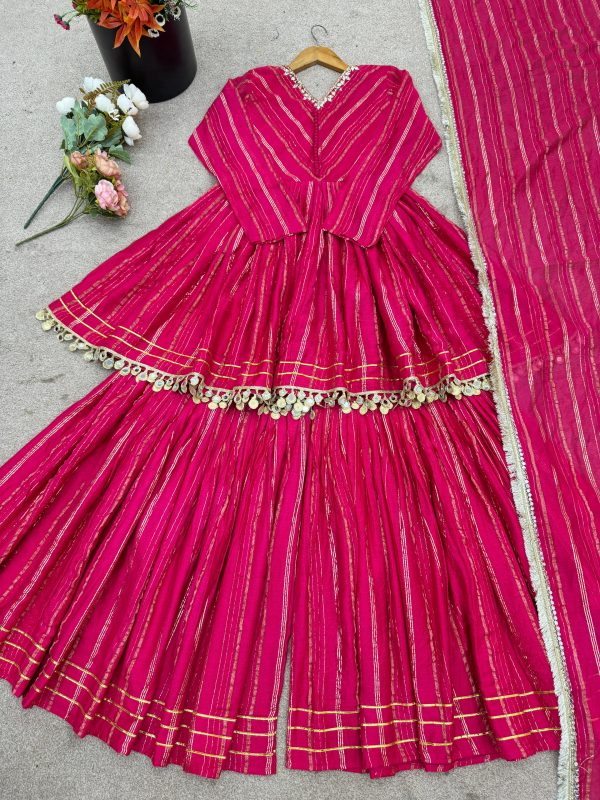 SHREE HARI SRK 5300 B SHARARA PLAZZO SUITS WHOLESALE