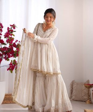 SHREE HARI SRK 5300 SHARARA PLAZZO SUITS WHOLESALE