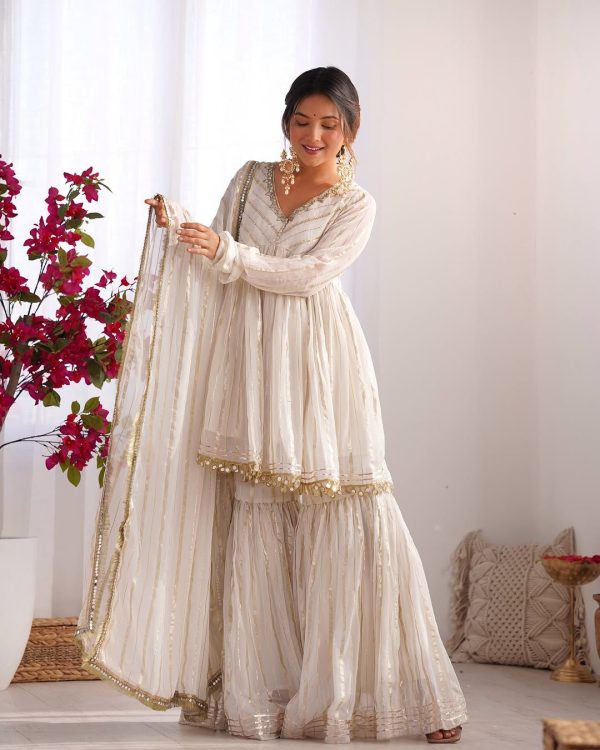 SHREE HARI SRK 5300 SHARARA PLAZZO SUITS WHOLESALE